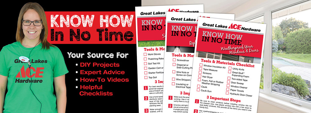 Know How In No Time - Great Lakes Ace Hardware Store