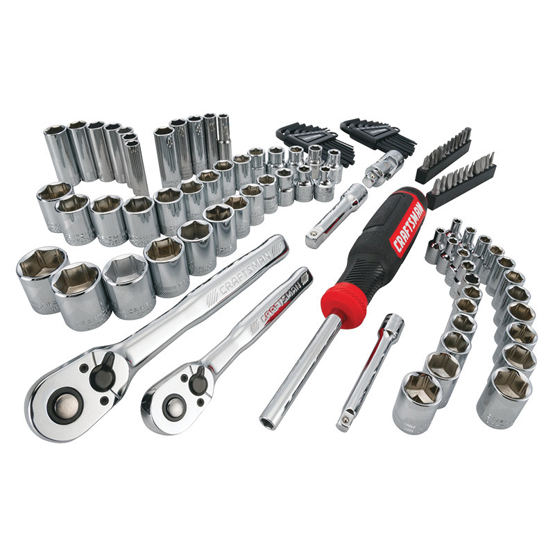 104 Pc. Craftsman® Metric & SAE 6 & 12 Point Mechanics Tool Set