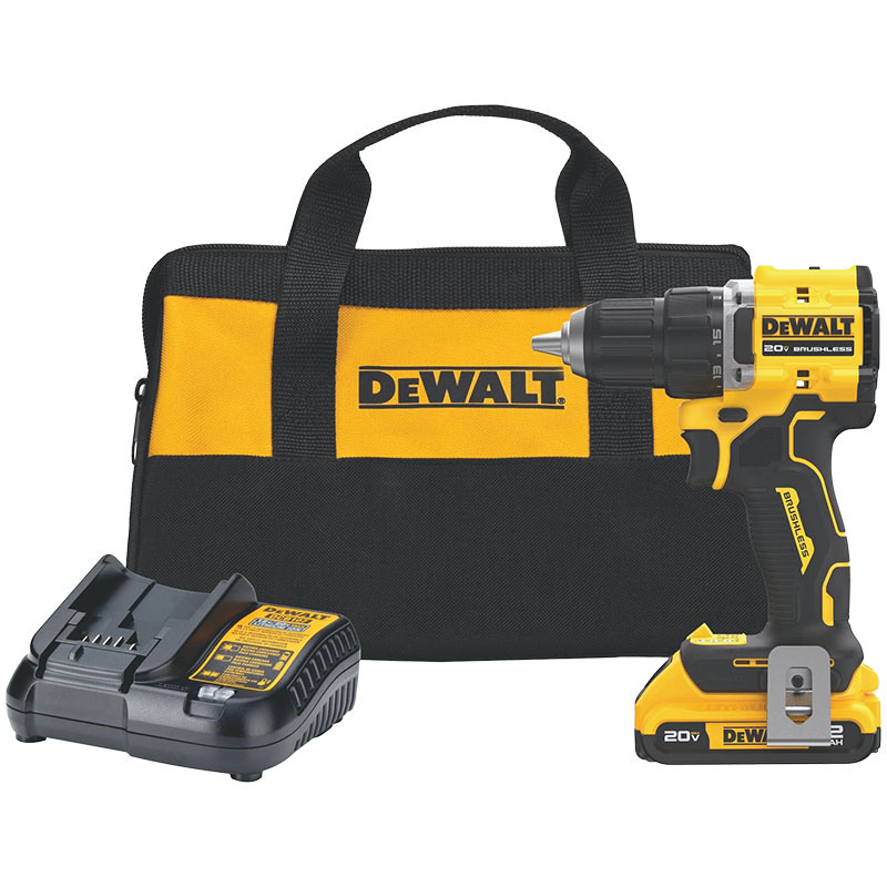 DeWalt® Atomic 20V Brushless Cordless Compact Drill Kit