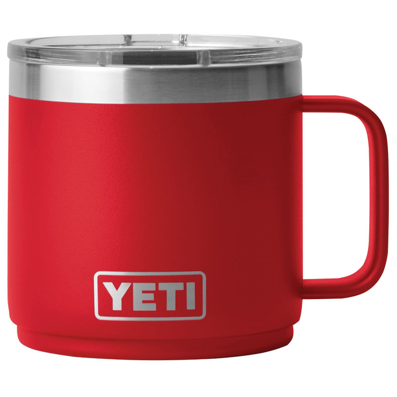 14 Oz. Yeti Rambler Rescue Red BPA Free Insulated Mug