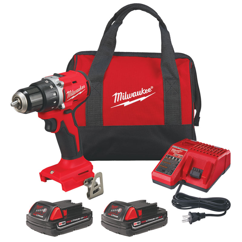 Milwaukee® M18 Compact Cordless Brushless Tool Drill And Driver Kit