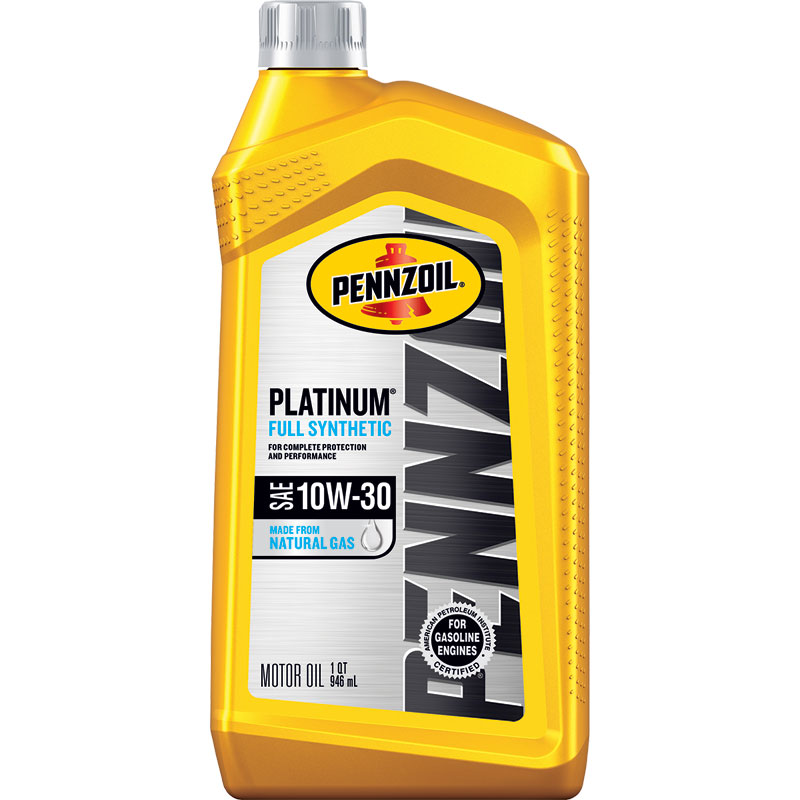 1 Qt. Pennzoil® 10W-30 Platinum Full Synthetic Motor Oil