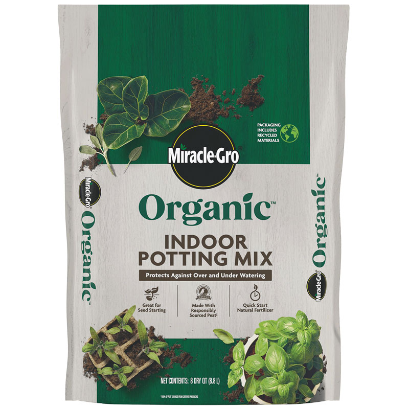 8 Qt. Miracle Gro Organic Indoor Potting Mix