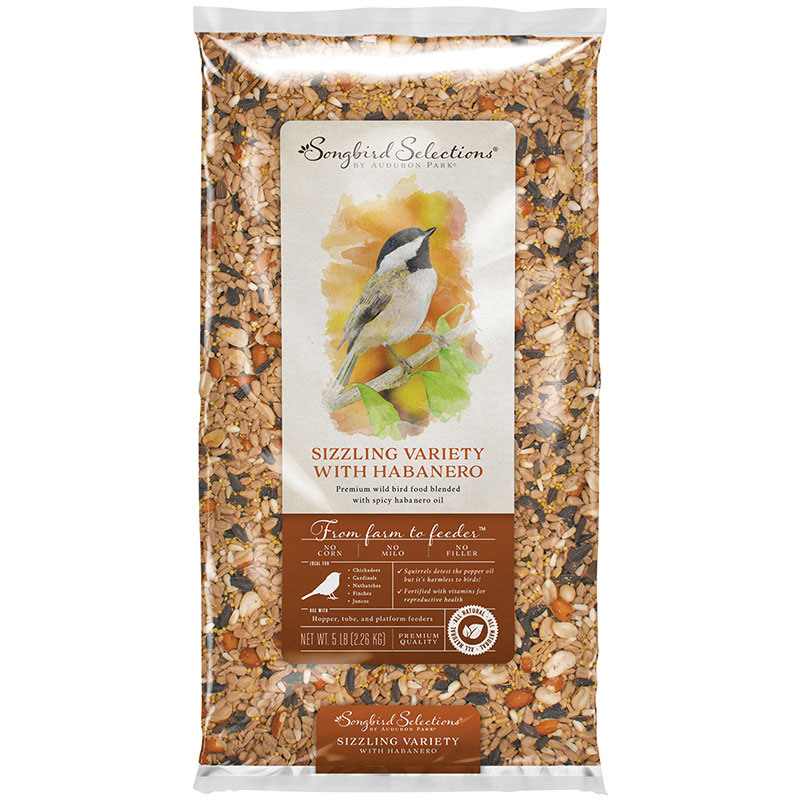 5 Lb. Audubon Park Songbird Selections Sizzling Variety With Habanero Bird Seed