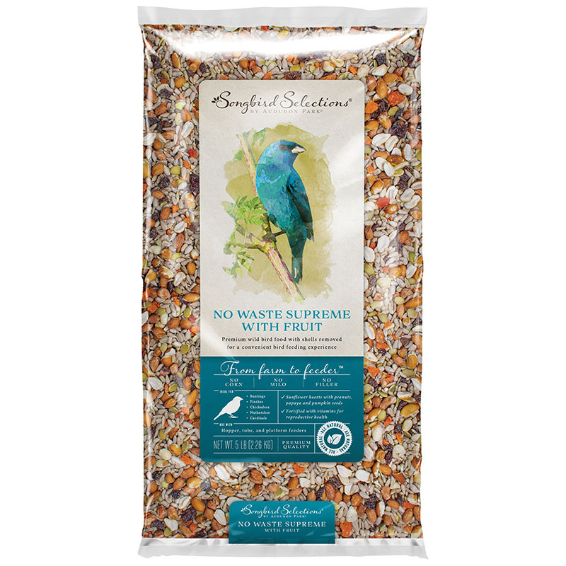 5 Lb. Audubon Park Songbird Selections No Waste Supreme With Fruit Bird Seed