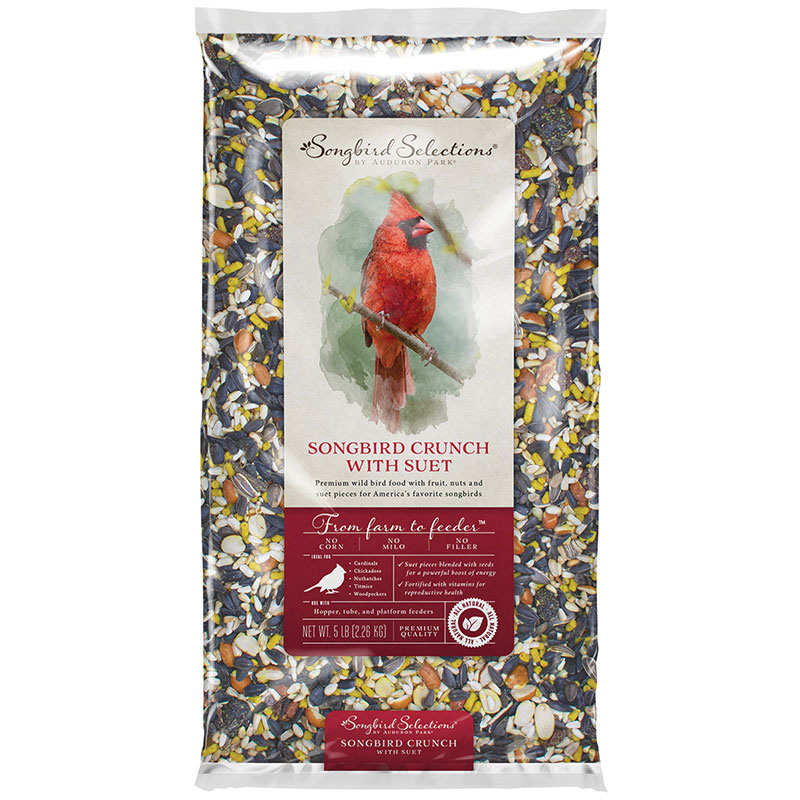 5 Lb. Audubon Park Songbird Selections Songbird Crunch With Suet Bird Seed