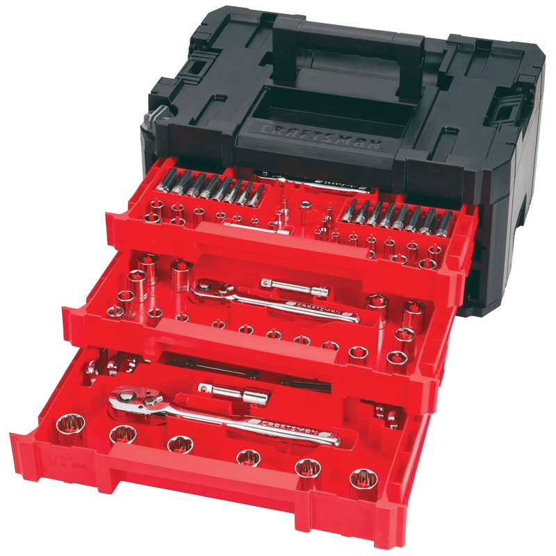 230 Pc. Craftsman® Versastack™ Metric & SAE Mechanics Tool Set