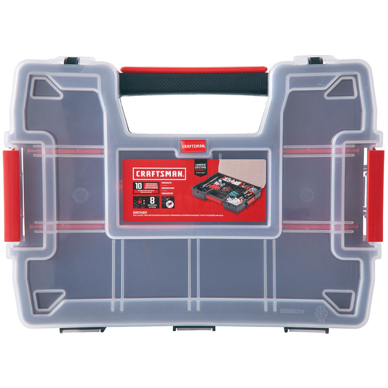 Craftsman Storage Organizer With 10 Plastic Compartments