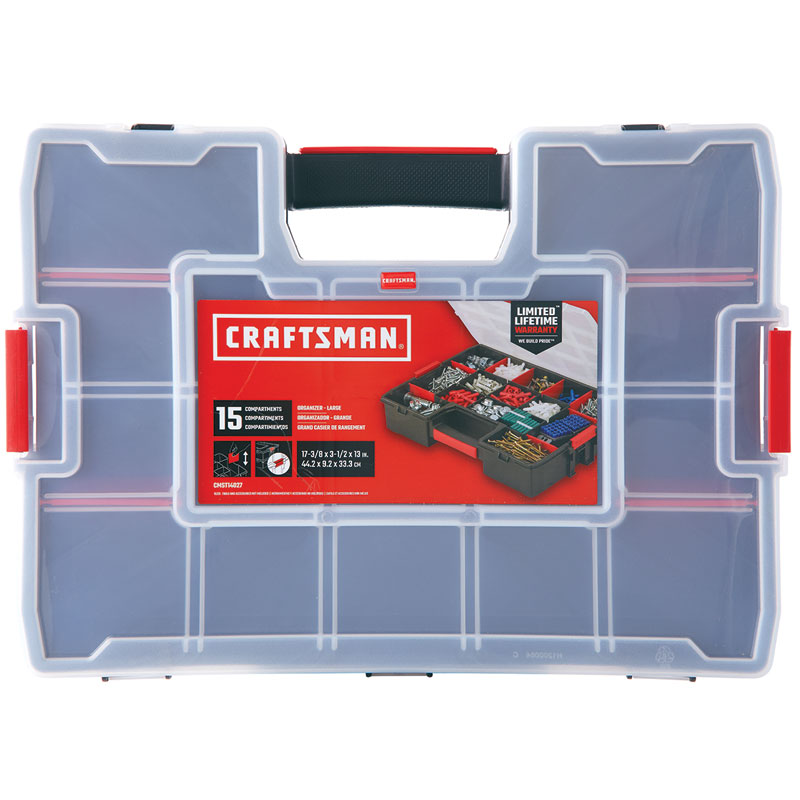 Craftsman® Storage Organizer With 15 Plastic Compartments