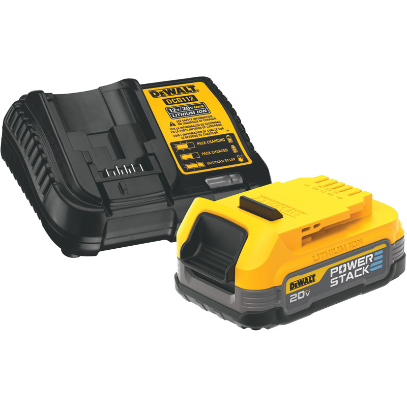 DeWalt 20V MAX Starter Kit with Powerstack Compact Battery & Charger