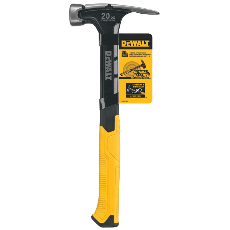 7.5" DeWalt 20 Oz. Rip Claw Steel Hammer