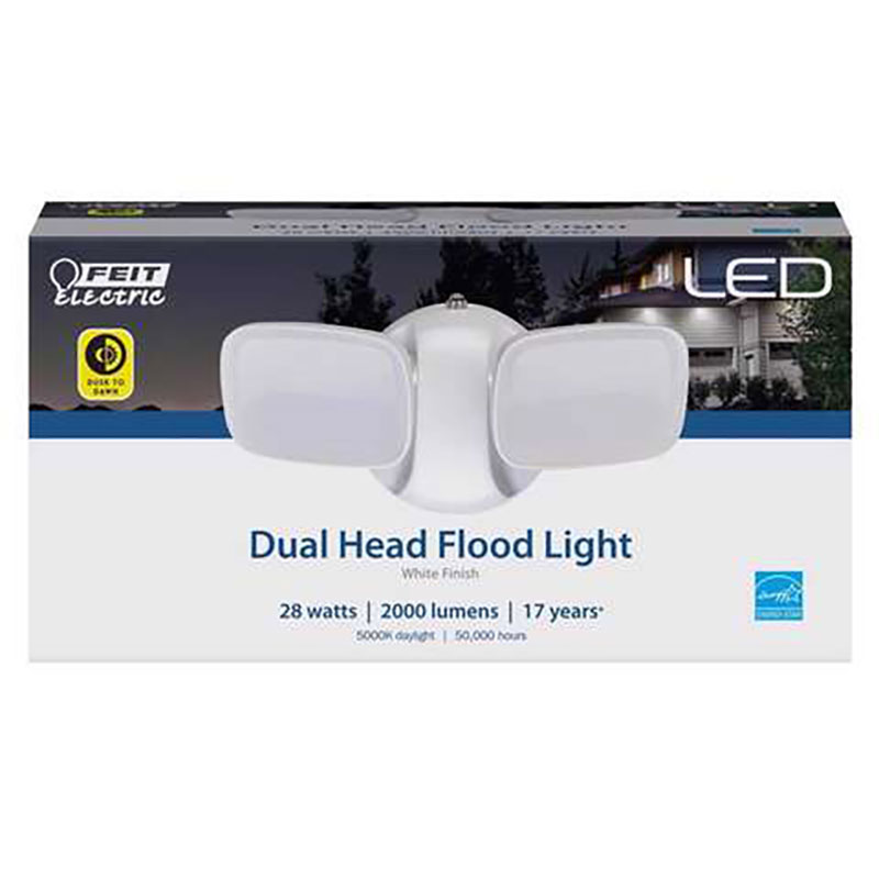 Feit Electric® Dual Head White Flood Light