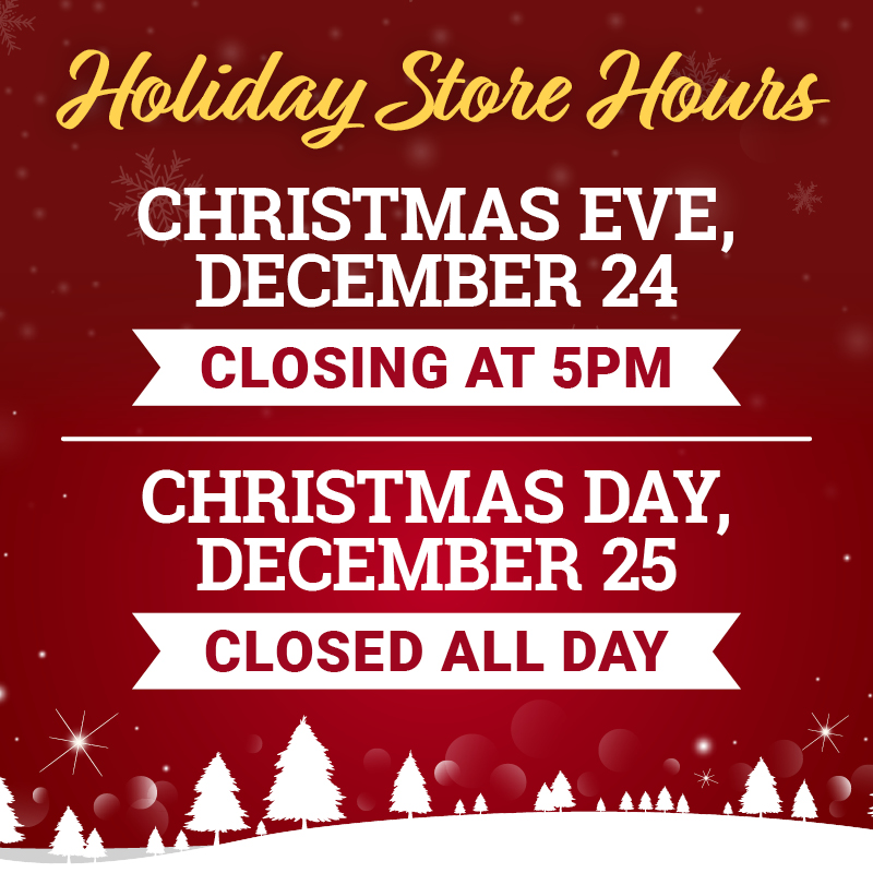 Holiday Store Hours