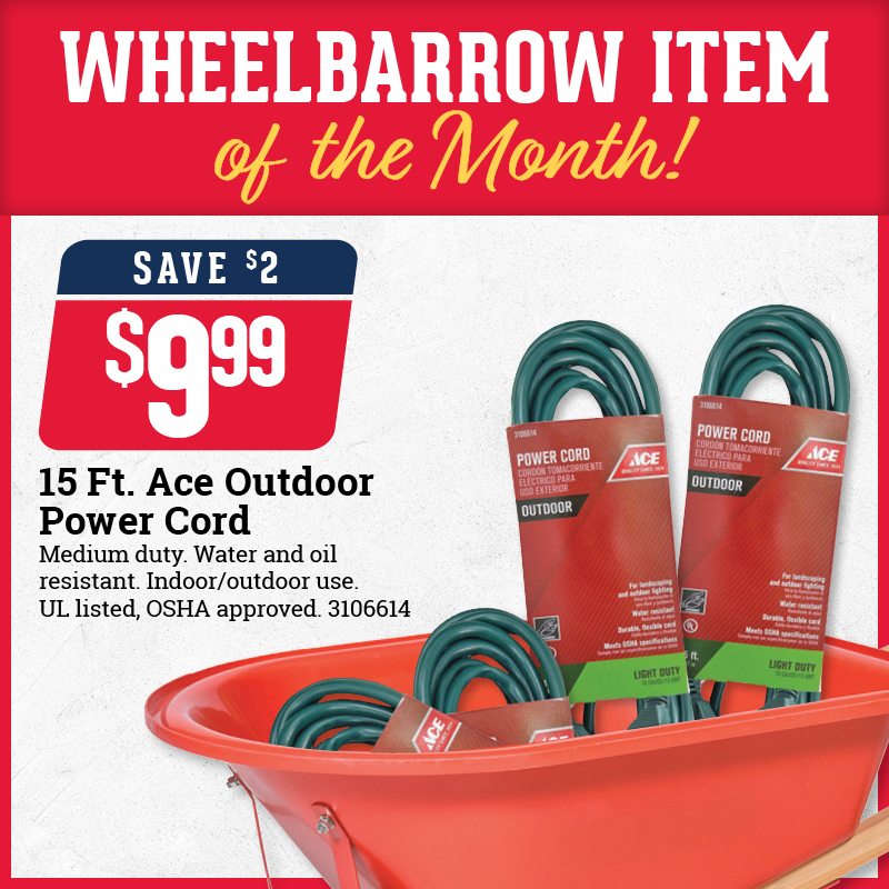 Wheelbarrow Item of the Month