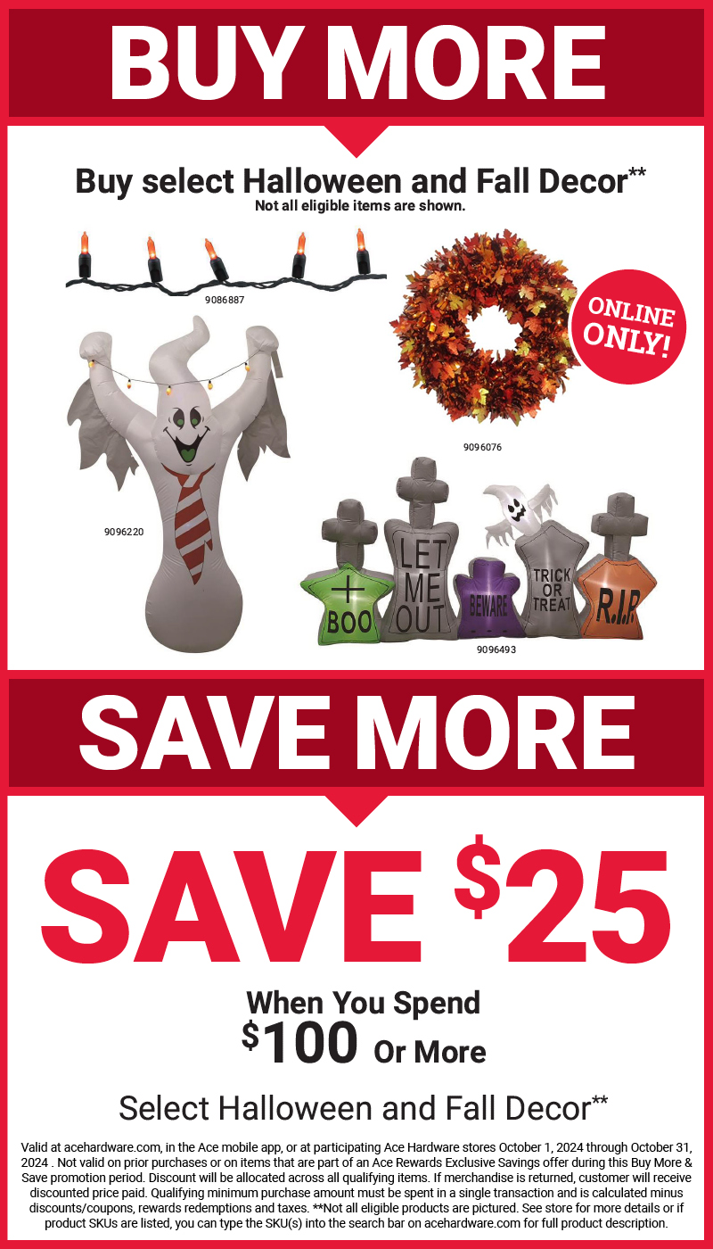 Buy More Save More on Halloween Decor