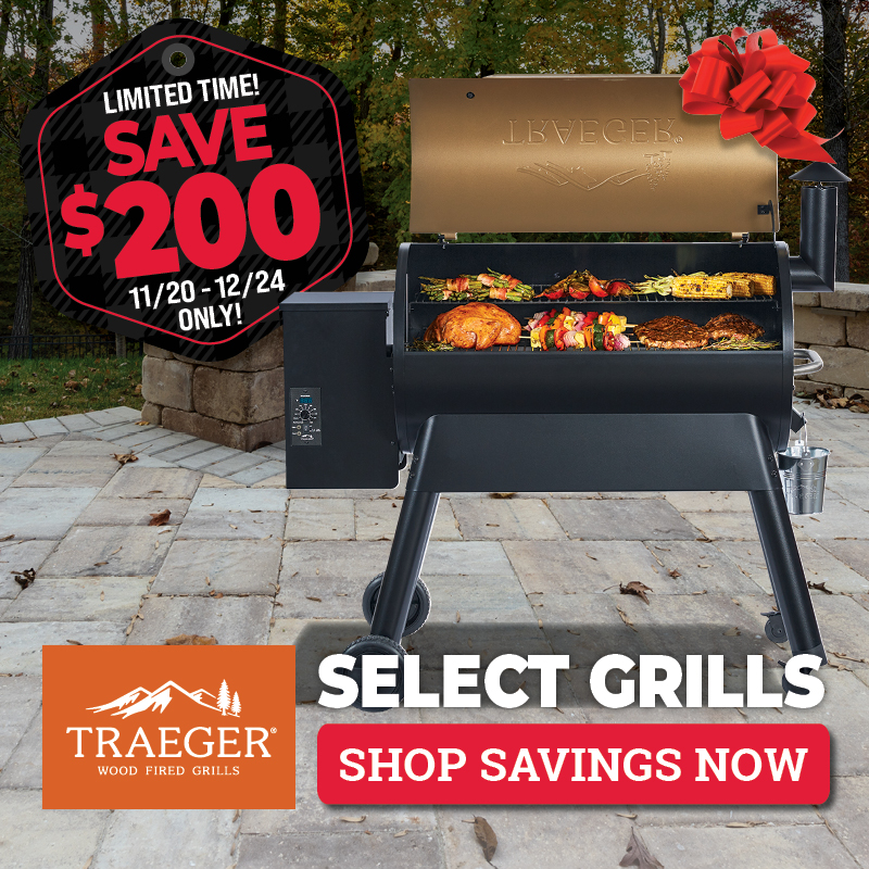 Save $200 on Select Traeger® Gills