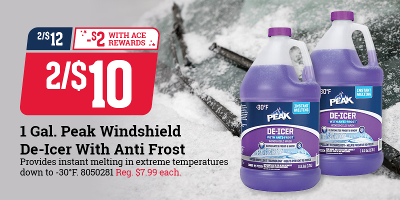 1 Gal. Peak Windshield De-Icer