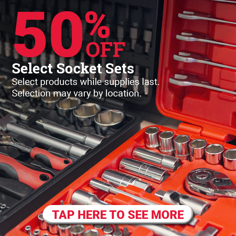 50% Off Select Socket Sets