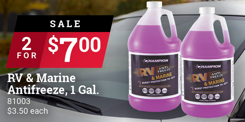 1 Gal. Champion Packaging RV And Marine Antifreeze