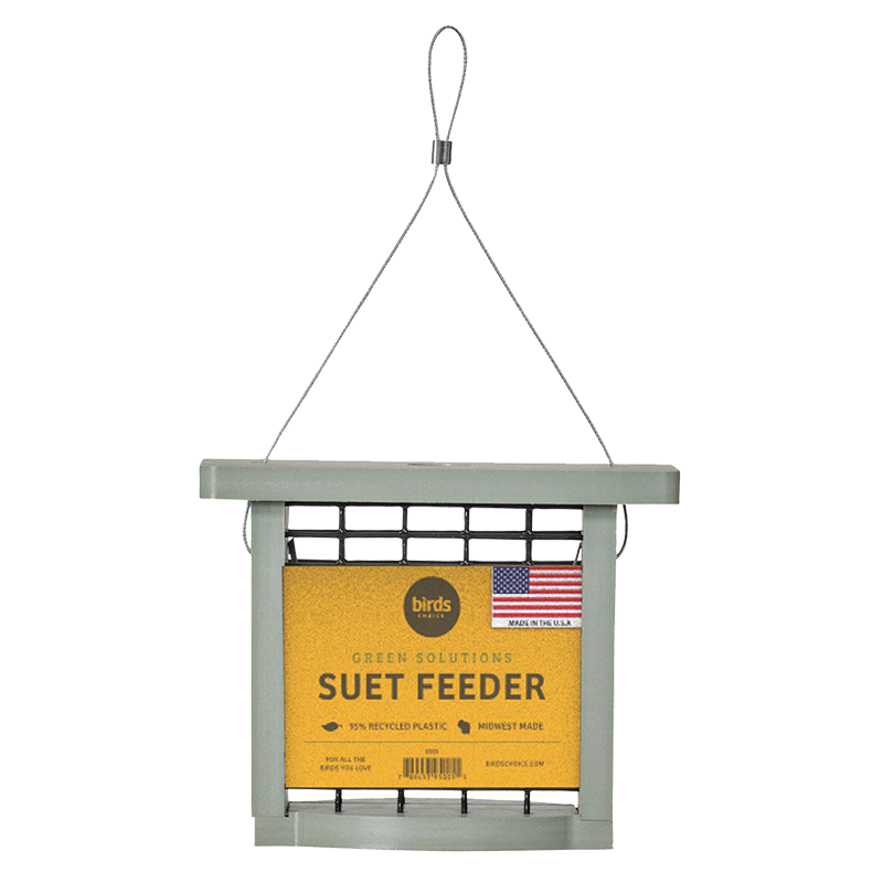 Birds Choice Plastic Suet Feeder-Green